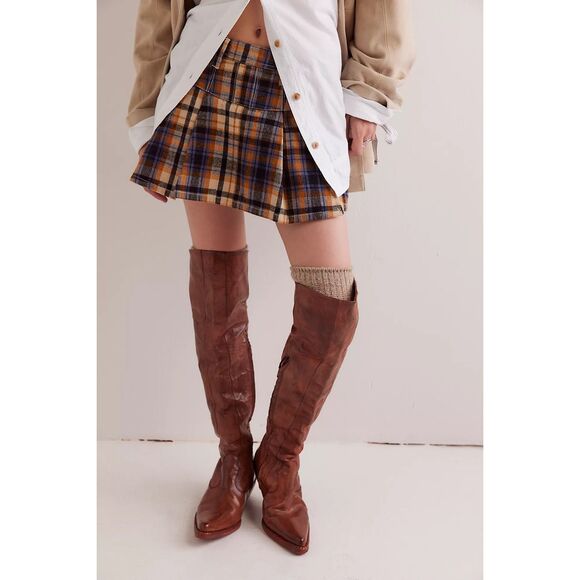 Free People Maggie Over-the-Knee Tailored Boots - Picture 2 of 15